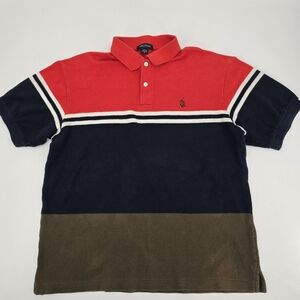Nautica Men's Polo Shirt in Orange, Navy, and Olive Size XL